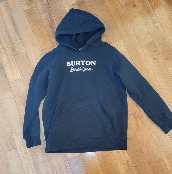 Burton Double Goods Hoodie | Black | Fleece Lined | XL - Picture 3 of 5